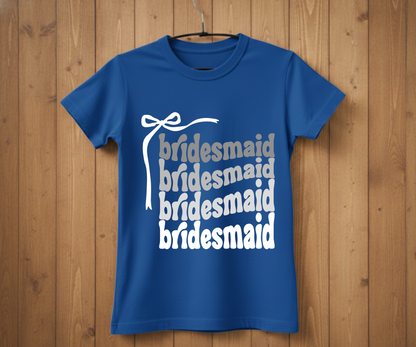 Bridesmaid T-Shirt – Bridal Shower & Wedding Party Shirt