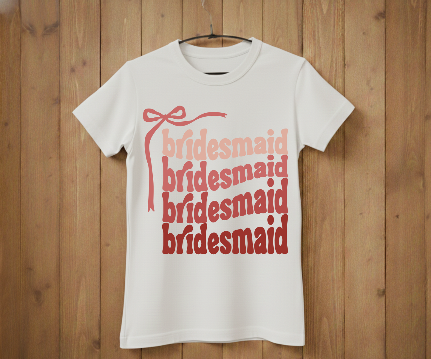 Bridesmaid T-Shirt – Bridal Shower & Wedding Party Shirt