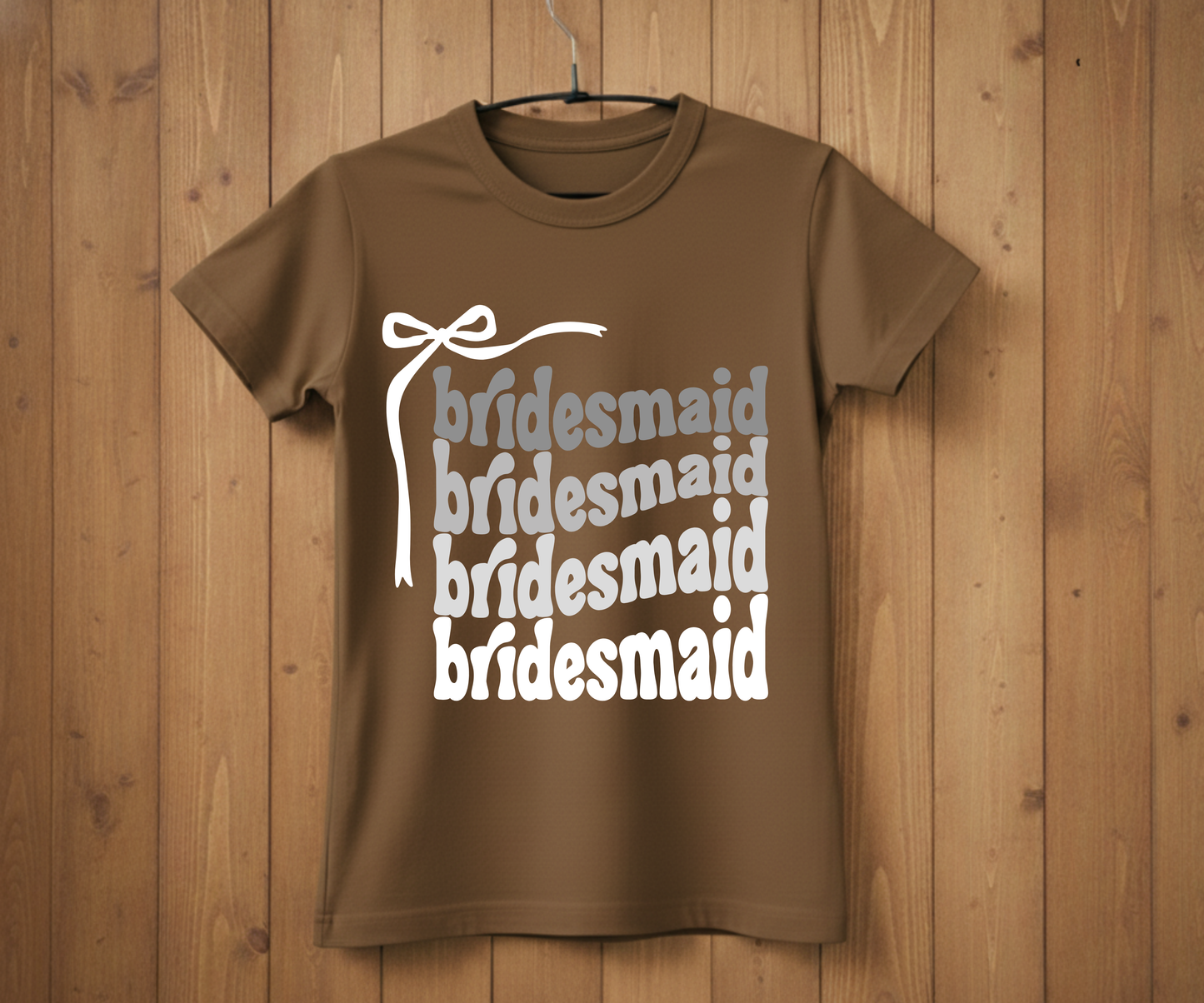 Bridesmaid T-Shirt – Bridal Shower & Wedding Party Shirt