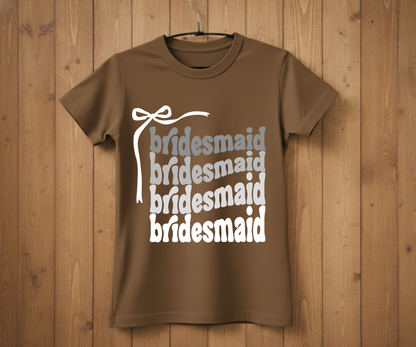 Bridesmaid T-Shirt – Bridal Shower & Wedding Party Shirt