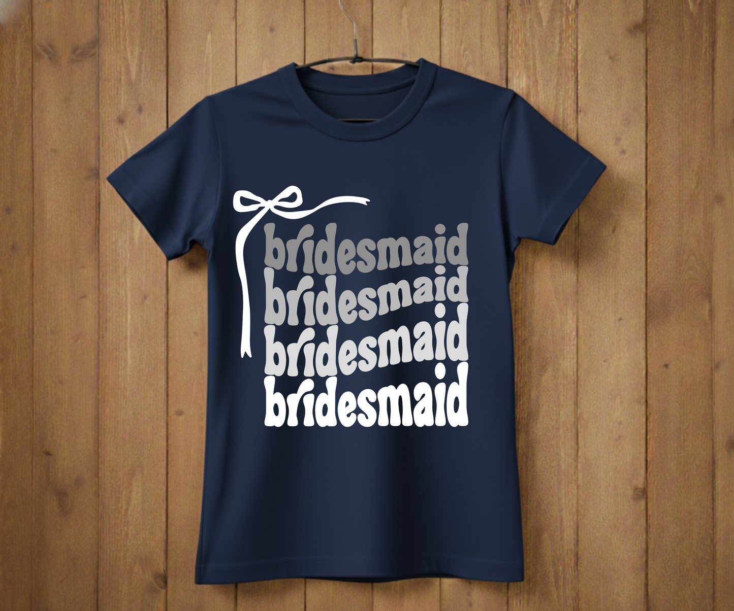 Bridesmaid T-Shirt – Bridal Shower & Wedding Party Shirt