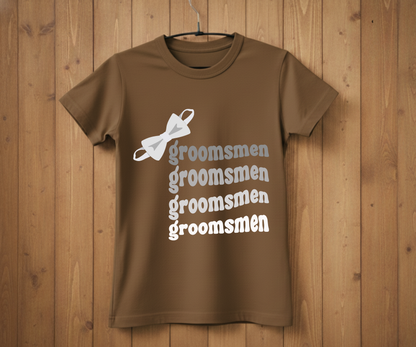 Groomsmen T-Shirt – Bridal Shower & Wedding Party Shirt