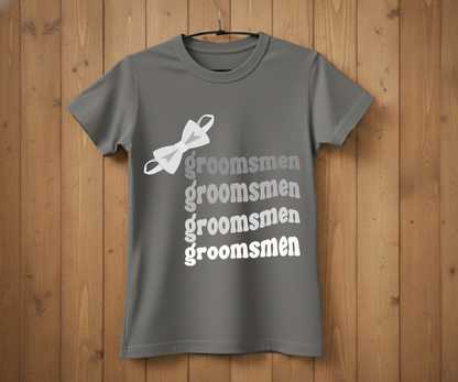 Groomsmen T-Shirt – Bridal Shower & Wedding Party Shirt