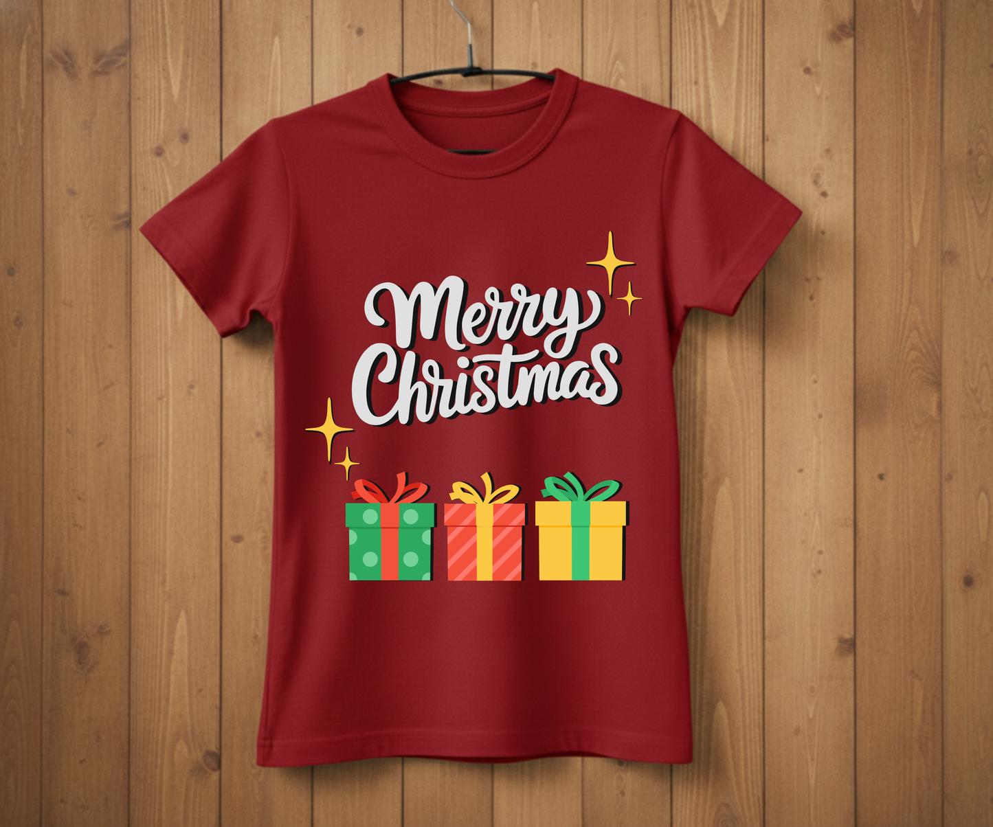 Christmas Prints – Gift Box Merry Christmas