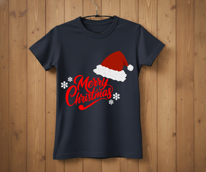 Christmas Prints – Merry Christmas Santa Hat DTF Transfer
