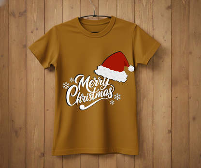 Christmas Prints – Merry Christmas Santa Hat DTF Transfer