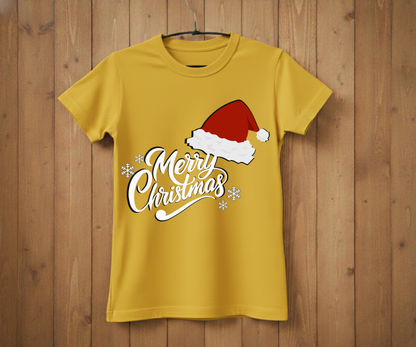 Christmas Prints – Merry Christmas Santa Hat DTF Transfer