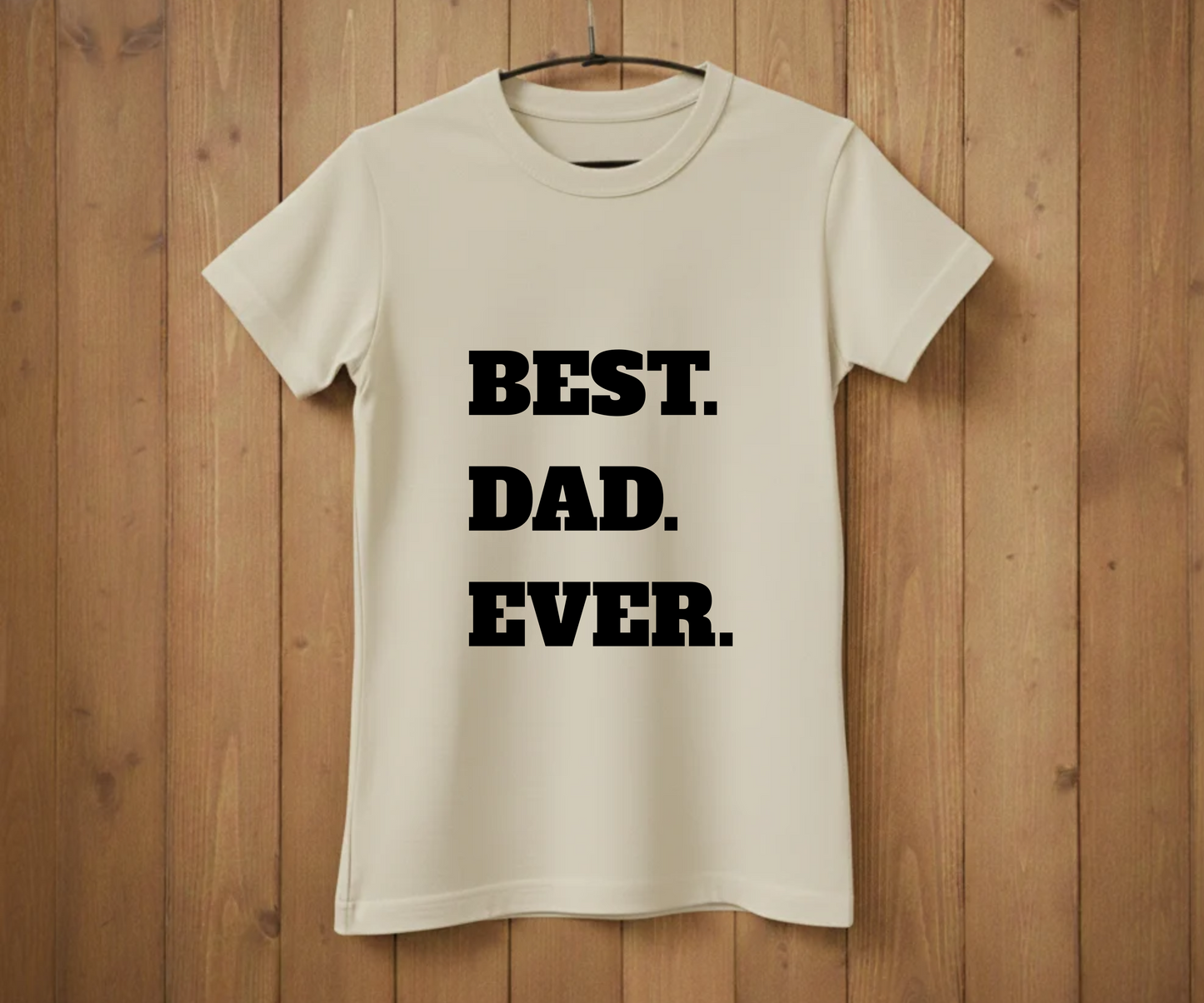 "BEST. DAD. EVER." Block Letter T-Shirt - Classic Graphic Tee