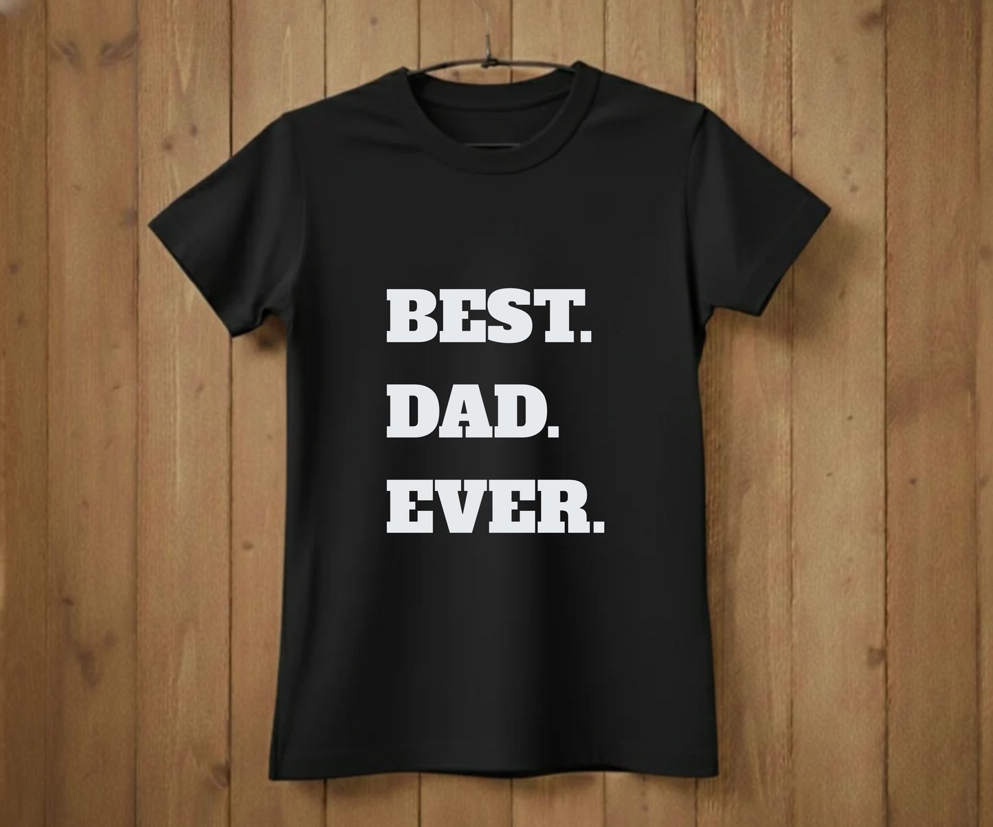 "BEST. DAD. EVER." Block Letter T-Shirt - Classic Graphic Tee