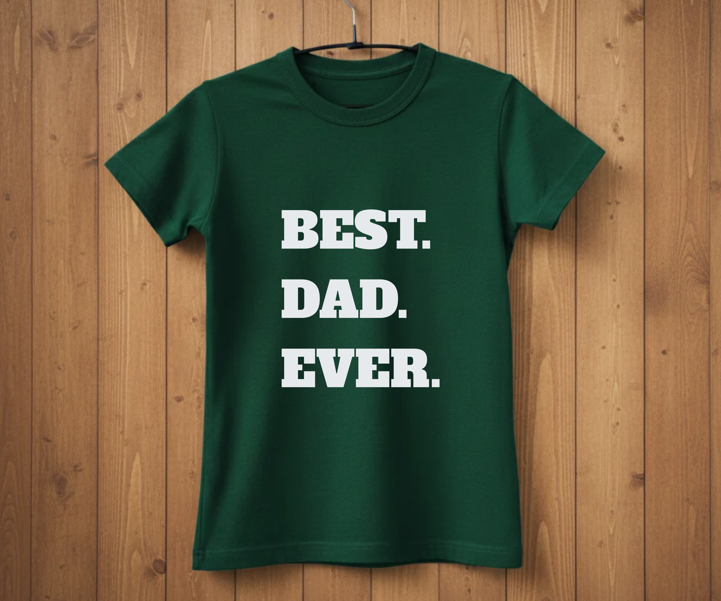 "BEST. DAD. EVER." Block Letter T-Shirt - Classic Graphic Tee
