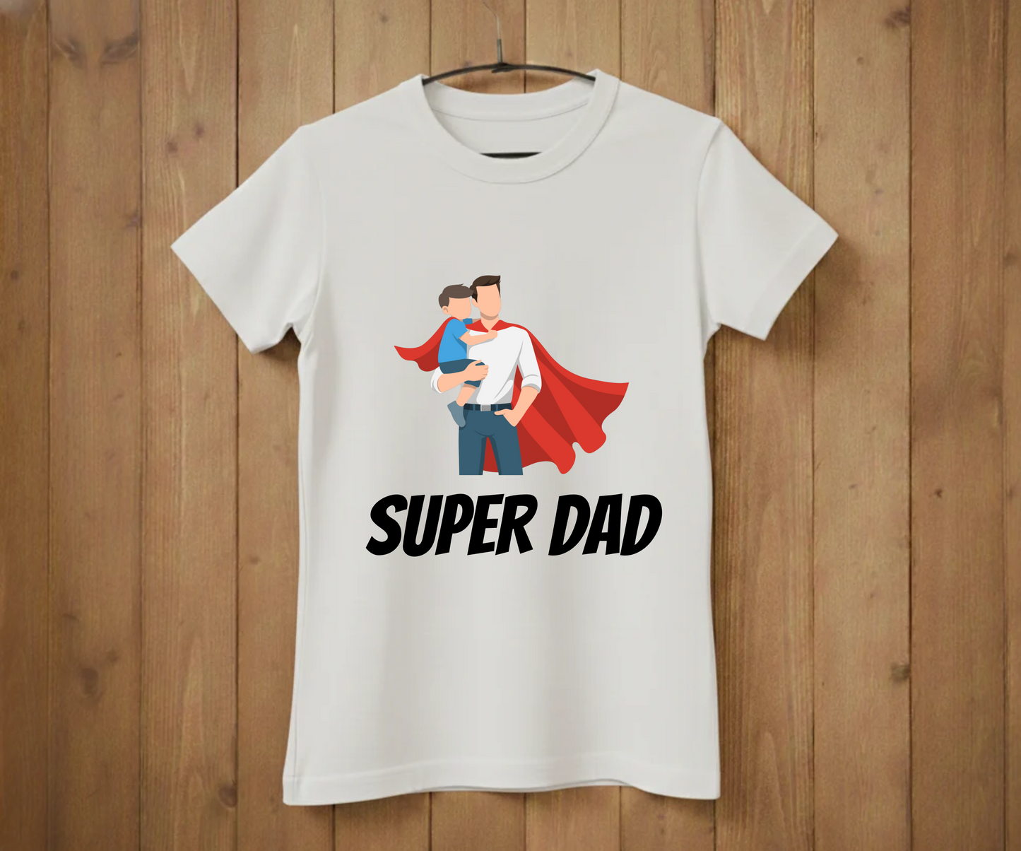 Super Dad Cape T-Shirt - Graphic Tee