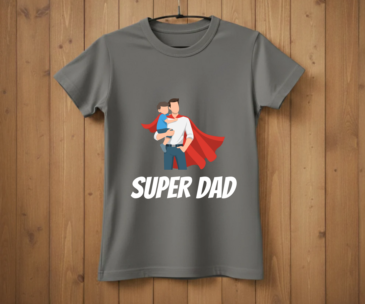 Super Dad Cape T-Shirt - Graphic Tee