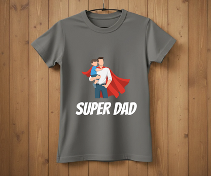 Super Dad Cape T-Shirt - Graphic Tee