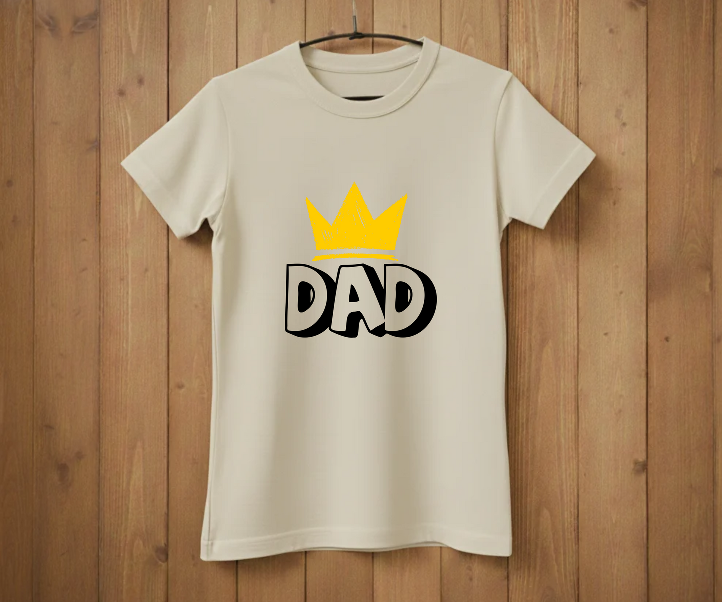 DAD Crown T-Shirt - Fun Graphic Tee