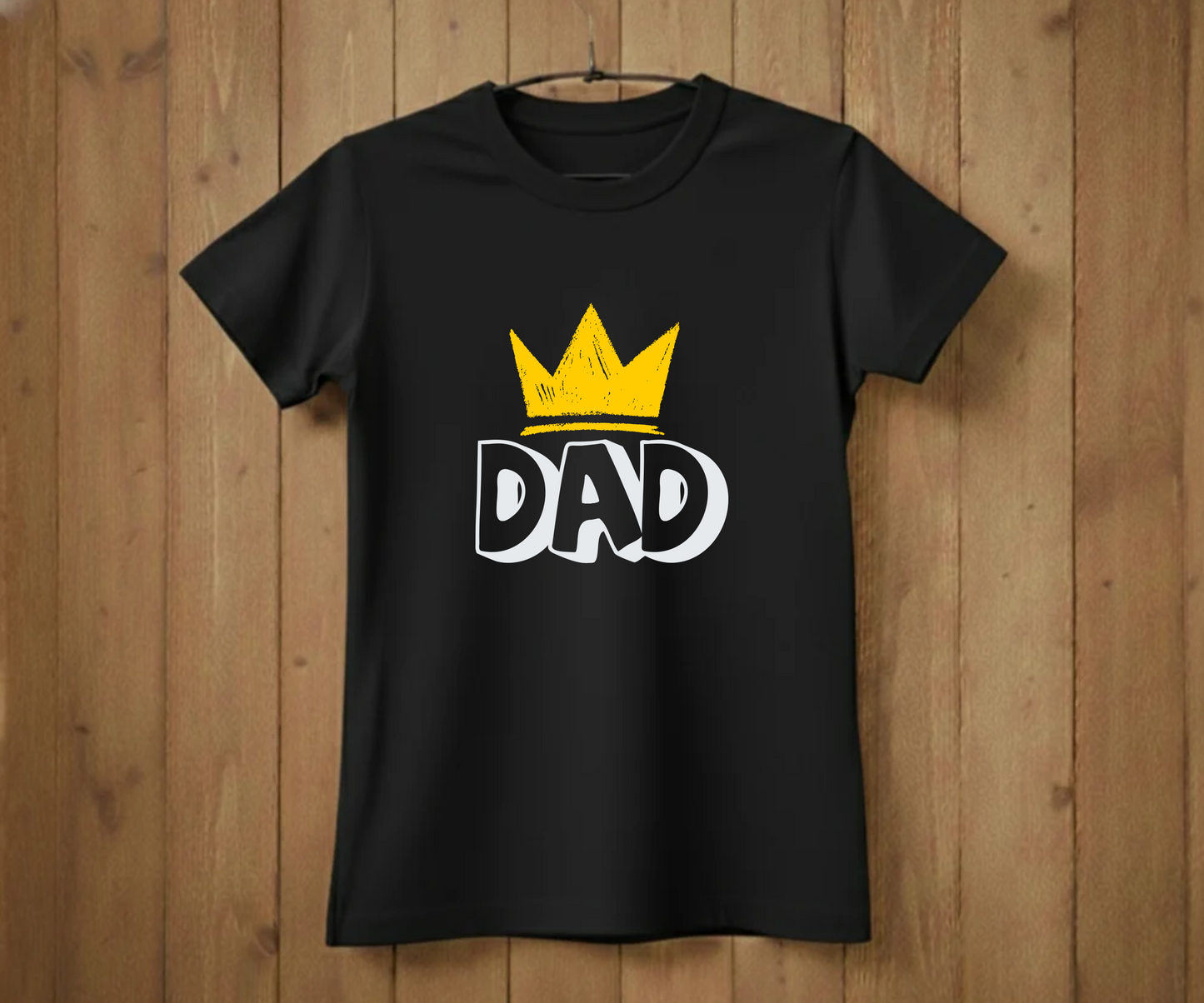 DAD Crown T-Shirt - Fun Graphic Tee