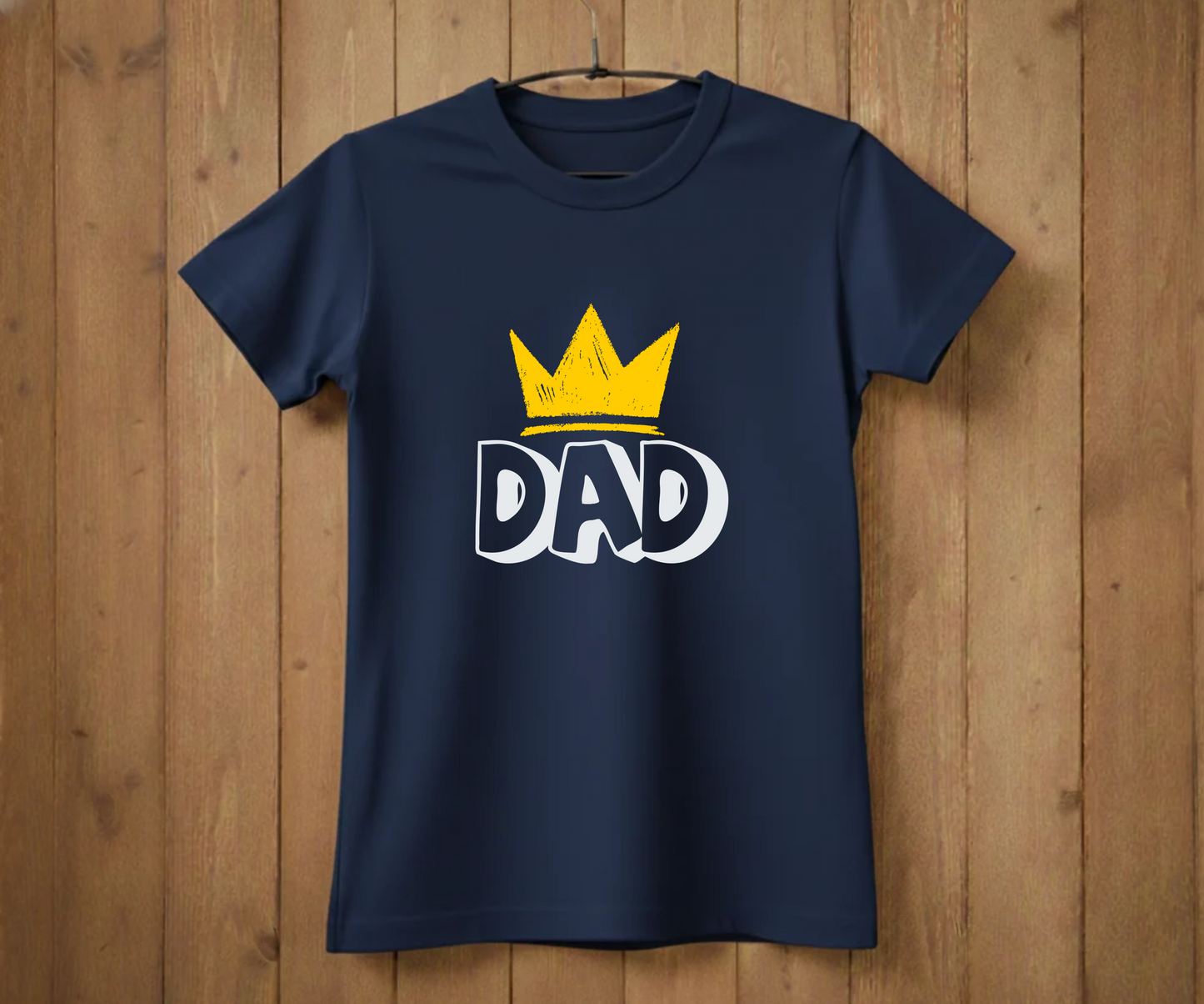 DAD Crown T-Shirt - Fun Graphic Tee