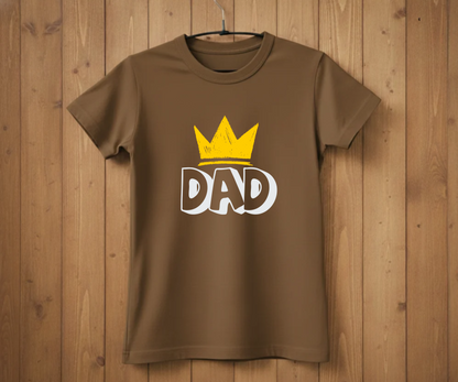 DAD Crown T-Shirt - Fun Graphic Tee