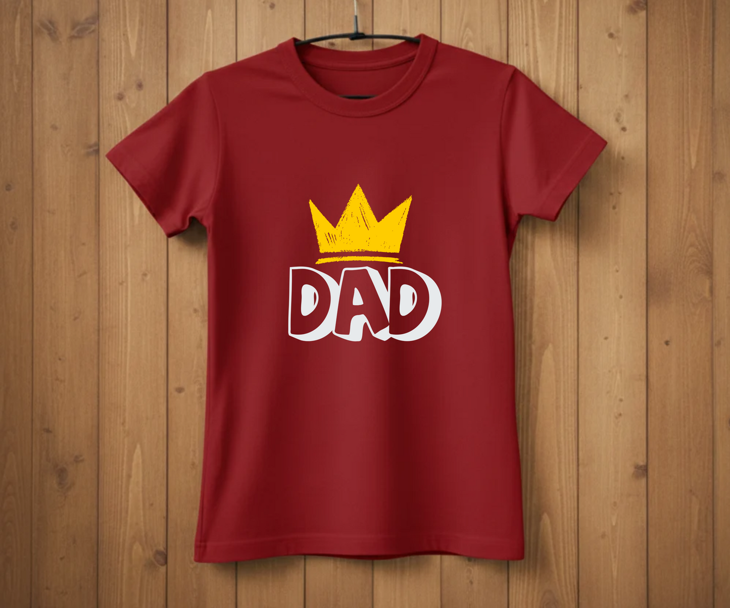 DAD Crown T-Shirt - Fun Graphic Tee