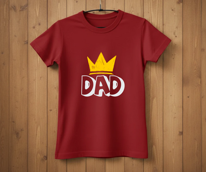 DAD Crown T-Shirt - Fun Graphic Tee