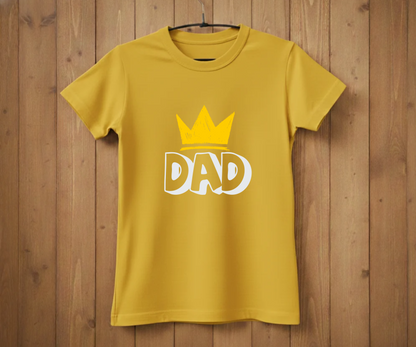 DAD Crown T-Shirt - Fun Graphic Tee