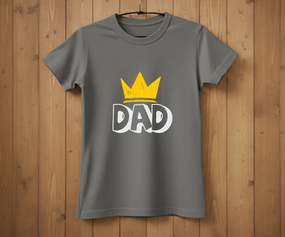 DAD Crown T-Shirt - Fun Graphic Tee