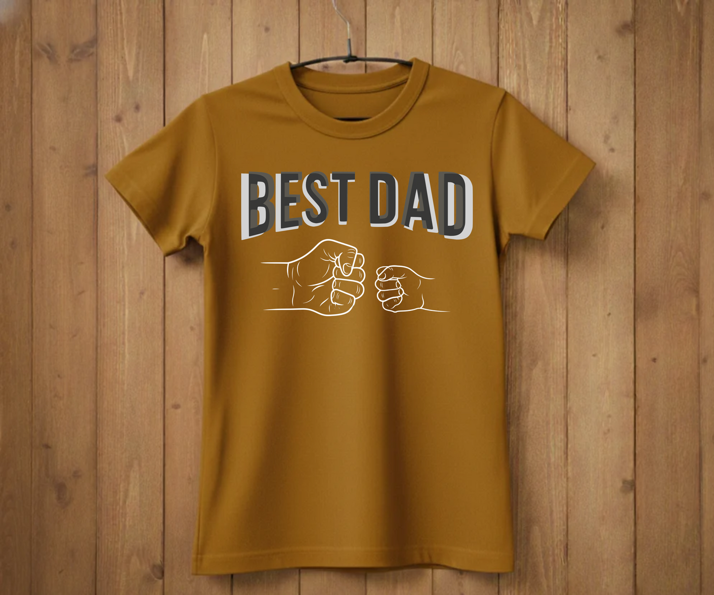 "Best Dad" Fist Bump T-Shirt - Heartwarming Graphic Tee