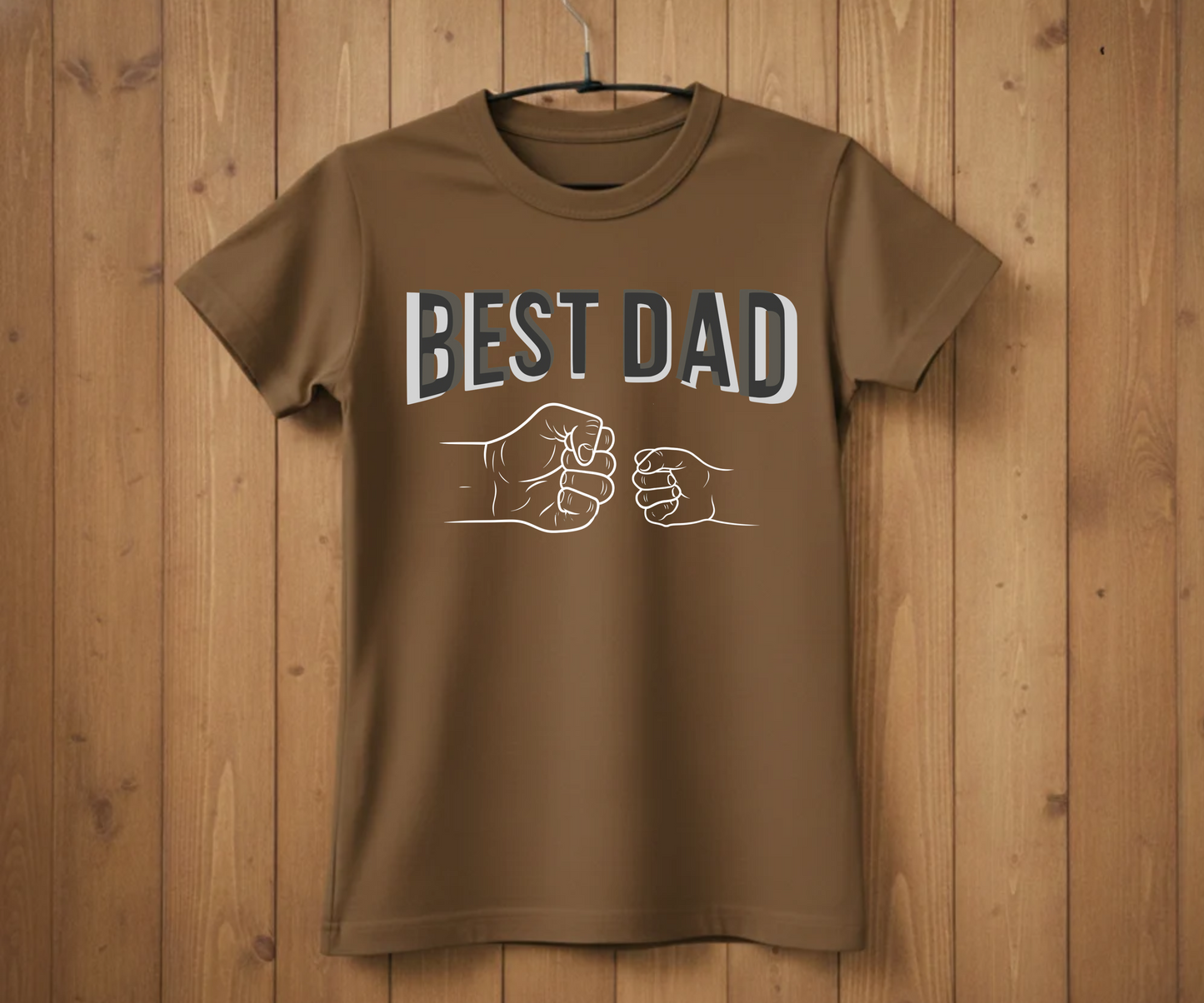 "Best Dad" Fist Bump T-Shirt - Heartwarming Graphic Tee