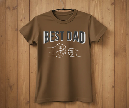 "Best Dad" Fist Bump T-Shirt - Heartwarming Graphic Tee