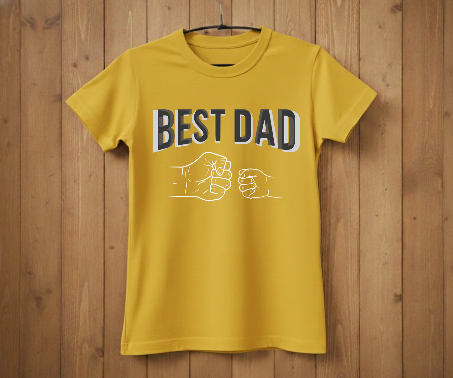 "Best Dad" Fist Bump T-Shirt - Heartwarming Graphic Tee