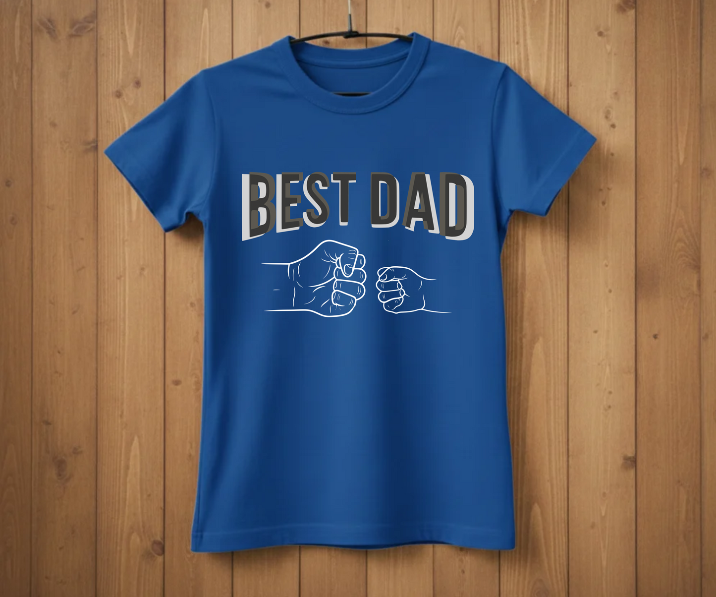 "Best Dad" Fist Bump T-Shirt - Heartwarming Graphic Tee