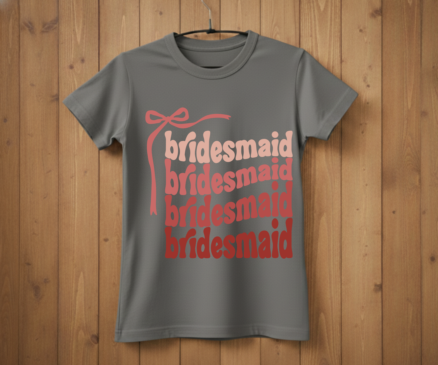 Bridesmaid T-Shirt – Bridal Shower & Wedding Party Shirt