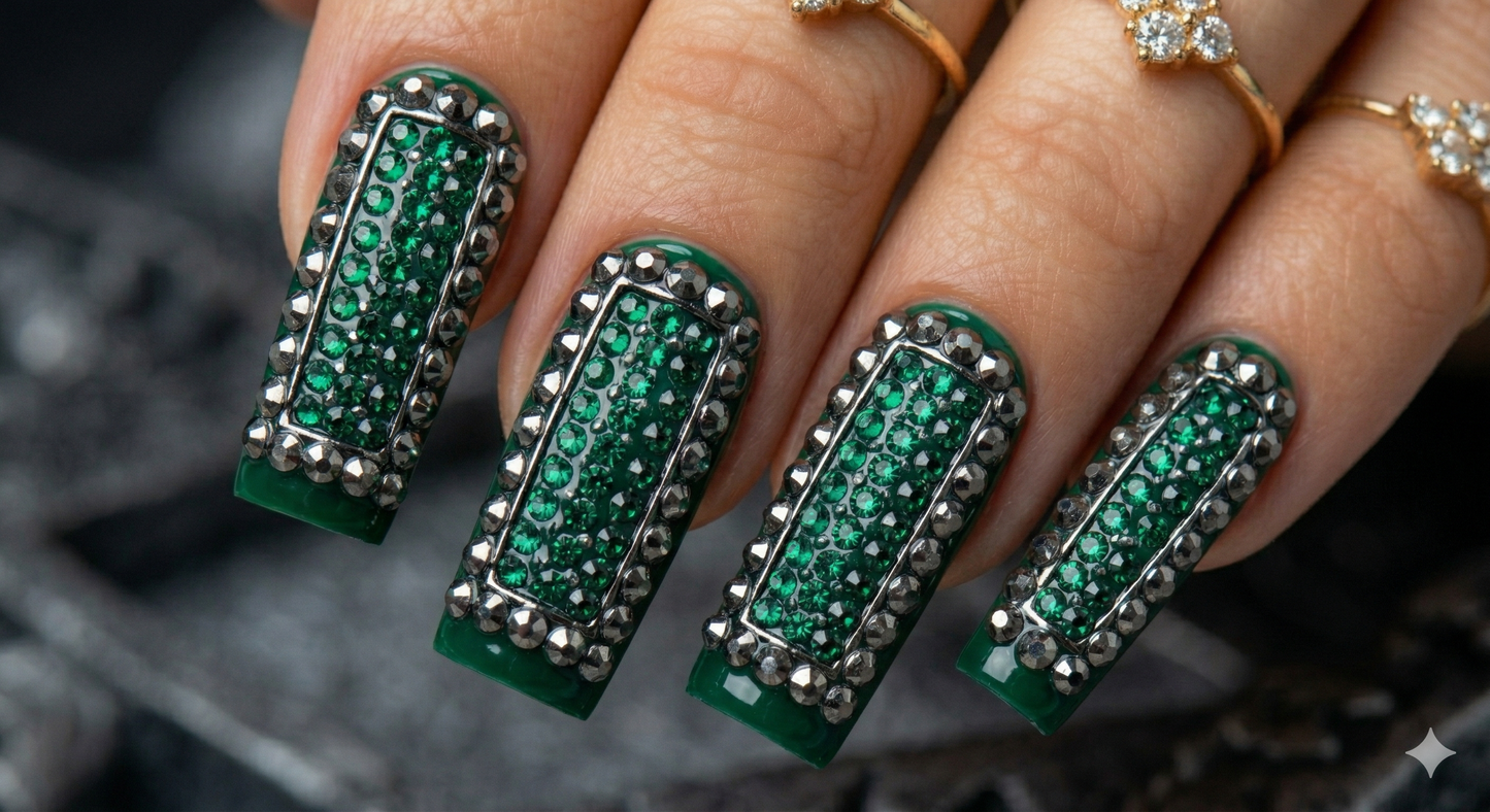 Master Pro: The 'Toxic Glam' Emerald Edge